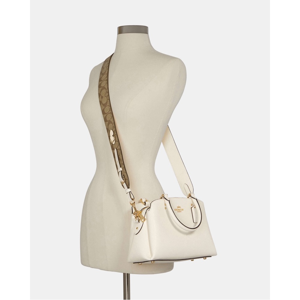 COACH Mini Lillie Carryall (Chalk) - Picture 5 of 16